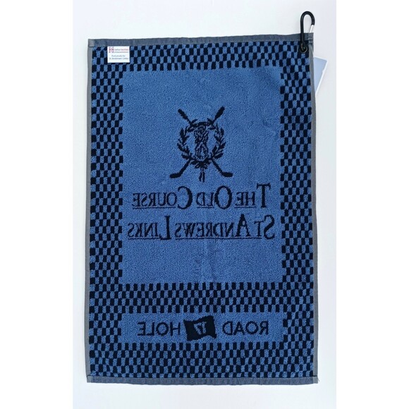NWT Golf Towel St Andrews Links Old Course Scotland 17 Road Hole Hatton Textiles - Picture 6 of 7